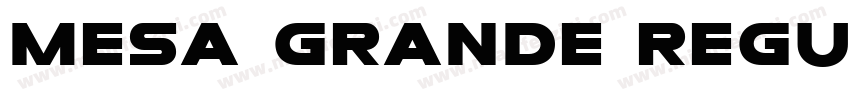 Mesa Grande Regular字体转换